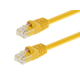 Monoprice Cat6 10ft Yellow Patch Cable, UTP, 24AWG, 550MHz, Pure Bare Copper, Snagless RJ45, Fullboot Series Ethernet Cable