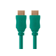 Monoprice 4K High Speed HDMI Cable - 4K60Hz, 18Gbps, HDR, 3ft, Green