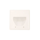 Monoprice 2-Gang Recessed Low Voltage Cable Wall Plate, White