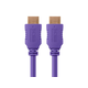 Monoprice 4K High Speed HDMI Cable - 4K60Hz, 18Gbps, HDR, 6ft, Purple