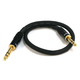 Monoprice 1.5ft Premier Series 1/4in TRS Male to Male Cable, 16AWG (Gold Plated)