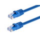 Monoprice Cat5e Ethernet Patch Cable - Snagless RJ45, Fullboot, 24AWG Stranded Pure Bare Copper Wire, 350Mhz, UTP, 0.5 Feet, Blue