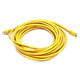Monoprice Cat5e 20ft Yellow Patch Cable, UTP, 24AWG, 350MHz, Pure Bare Copper, Snagless RJ45, Fullboot Series Ethernet Cable
