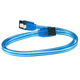 Monoprice 24inch SATA 6Gbps Cable w/Locking Latch - UV Blue Monoprice 24inch SATA 6Gbps Cable w/Locking Latch - UV Blue