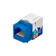 Monoprice Cat5e Punch Down Keystone Jack for 22-24AWG Solid Wire, Blue