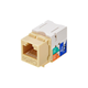 Monoprice Cat5e Punch Down Keystone Jack for 22-24AWG Solid Wire, Beige