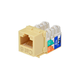 Monoprice Cat6 Punch Down Keystone Jack for 22-24AWG Solid Wire, Beige