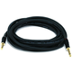 Monoprice Premier Series 1/4in TS Male to Male Audio Cable, 16AWG, Gold Plated, 15ft, Black