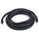 Monoprice 15ft Premium 3.5mm Stereo Male to 3.5mm Stereo Female 22AWG Extension Cable (Gold Plated) - Black