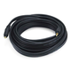 Monoprice Premium 3.5mm AUX Extension Cable - TRS Stereo, Male-to-Female, 22AWG, Gold Plated, 25ft, Black