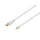 Monoprice 6ft 32AWG Mini DisplayPort to DisplayPort Cable, White
