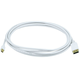 Monoprice Mini DisplayPort to DisplayPort Cable - Bidirectional, 32AWG, Sheilded, Gold Plated, 10ft, White Monoprice Mini DisplayPort to DisplayPort Cable - Bidirectional, 32AWG, Sheilded, Gold Plated, 10ft, White