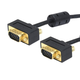 Monoprice 1.5ft Ultra Slim SVGA Super VGA 30/32AWG M/M Monitor Cable with Ferrites (Gold Plated Connector)