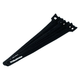 Monoprice Hook and Loop Fastening Cable Ties, 9in, 50 pcs/pack, Black
