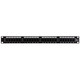 Monoprice 24-port Cat5e Patch Panel, 110 Type (568A/B Compatible)