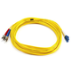 Monoprice Single-Mode Fiber Optic Cable - LC-ST UL 2mm 9/125 OFNR Duplex Yellow 10m Monoprice Single-Mode Fiber Optic Cable - LC-ST UL 2mm 9/125 OFNR Duplex Yellow 10m