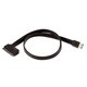 Monoprice 19inch eSATAp to SATA 22pin Cable - Black