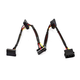 Monoprice 24in 4pin MOLEX Male to 4x 15pin SATA II Female Power Cable with Net Jacket Monoprice 24in 4pin MOLEX Male to 4x 15pin SATA II Female Power Cable with Net Jacket