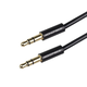 Monoprice 3ft Coiled 3.5mm Male To 3.5mm Male Stereo Audio Cable - Black Monoprice 3ft Coiled 3.5mm Male To 3.5mm Male Stereo Audio Cable - Black