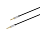 Monoprice 3ft Designed for Mobile 3.5mm Stereo Male to 3.5mm Stereo Male (Gold Plated) - Black Monoprice 3ft Designed for Mobile 3.5mm Stereo Male to 3.5mm Stereo Male (Gold Plated) - Black