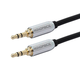 Monoprice 10ft Designed for Mobile 3.5mm Stereo Male to 3.5mm Stereo Male (Gold Plated) - Black