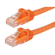 Monoprice Cat6 Ethernet Patch Cable - FLEXboot, Snagless RJ45, Stranded, 550MHz, UTP, Pure Bare Copper, 24AWG, 3ft, Orange