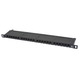 Monoprice SpaceSaver 19-inch Half-U UTP Cat5e Horizontal 180-degree Patch Panel, 24 Ports Dual IDC Monoprice SpaceSaver 19-inch Half-U UTP Cat5e Horizontal 180-degree Patch Panel, 24 Ports Dual IDC