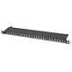 Monoprice SpaceSaver 19in Half-U Shielded Cat6 Patch Panel, 24 Ports, Dual IDC (UL) Monoprice SpaceSaver 19in Half-U Shielded Cat6 Patch Panel, 24 Ports, Dual IDC (UL)