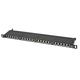 Monoprice Entegrade Series SpaceSaver 19in Half-U Shielded Cat6A Patch Panel, 24 Ports Dual IDC (UL) Monoprice Entegrade Series SpaceSaver 19in Half-U Shielded Cat6A Patch Panel, 24 Ports Dual IDC (UL)