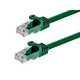 Monoprice Cat5e Ethernet Patch Cable - FLEXboot, Snagless RJ45, Stranded, 350MHz, UTP, Pure Bare Copper, 24AWG, 10ft, Green