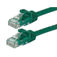Monoprice Cat6 Ethernet Patch Cable - FLEXboot, Snagless RJ45, Stranded, 550MHz, UTP, Pure Bare Copper, 24AWG, 14ft, Green