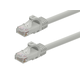 Monoprice Cat5e Ethernet Patch Cable - FLEXboot, Snagless RJ45, Stranded, 350MHz, UTP, Pure Bare Copper, 24AWG, 2ft, Gray