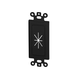 Monoprice Decor Insert with Flexible Opening, Black