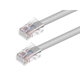 Monoprice Cat5e 7ft Gray Patch Cable, UTP, 24AWG, 350MHz, Pure Bare Copper, RJ45, Zeroboot Series Ethernet Cable