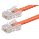 Monoprice Cat6 Ethernet Patch Cable - ZEROboot, RJ45, Stranded, 550MHz, UTP, Pure Bare Copper, 24AWG, 3ft, Orange