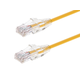 Monoprice Cat6 Component Level Ethernet Cable - SlimRun, Pure Bare Copper, UTP, 28AWG, 550MHz, Snagless RJ45, 2ft, Yellow