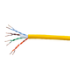 Monoprice Cat6 CMP Bulk Ethernet Cable - UL, TAA, Solid (w/spine), UTP, 23AWG, 550MHz, Pure Bare Copper, Pull Box, 1000ft, Yellow