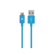 Monoprice Select Series USB-A to Micro B Cable, 2.4A, 22/30AWG, Blue, 10ft