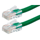 Monoprice Cat6 3ft Green Patch Cable, UTP, 24AWG, 550MHz, Pure Bare Copper, RJ45, Zeroboot Series Ethernet Cable