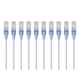 Monoprice Cat6A Ethernet Patch Cable - SlimRun, Snagless RJ45, 550MHz, UTP, Pure Bare Copper, 10G, 30AWG, 10-Pack, 14ft, White Monoprice Cat6A Ethernet Patch Cable - SlimRun, Snagless RJ45, 550MHz, UTP, Pure Bare Copper, 10G, 30AWG, 10-Pack, 14ft, White