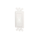 Monoprice Decor Insert with Flexible Opening, White Monoprice Decor Insert with Flexible Opening, White