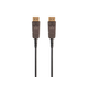 Monoprice SlimRun AV DisplayPort Cable, 32.4Gbps, 8K@30Hz, 5K@60Hz, 4K@120Hz, Fiber Optic, AOC, 50ft