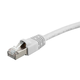 Monoprice Cat6A Ethernet Patch Cable - Snagless RJ45, 550MHz, STP, Pure Bare Copper Wire, 10G, 26AWG, 3ft, White