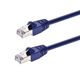 Monoprice Cat6A Ethernet Patch Cable - Snagless RJ45, 550MHz, STP, Pure Bare Copper Wire, 10G, 26AWG, 10ft, Purple