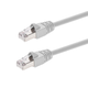 Monoprice Cat6A Ethernet Patch Cable - Snagless RJ45, 550MHz, STP, Pure Bare Copper Wire, 10G, 26AWG, 20ft, White