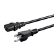 Monoprice Power Cord - NEMA 5-15P to IEC 60320 C13, 16AWG, 13A/1625W, 3-Prong, Black, 8ft Monoprice Power Cord - NEMA 5-15P to IEC 60320 C13, 16AWG, 13A/1625W, 3-Prong, Black, 8ft