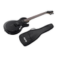 Indio by Monoprice 66 Classic Electric Guitar with Gig Bag, Black Indio by Monoprice 66 Classic Electric Guitar with Gig Bag, Black