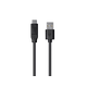 Monoprice Essentials USB-C to USB-A 2.0 Cable - 480Mbps  3A  26AWG  Black  1m (3.3ft)