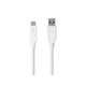 Monoprice Essentials USB-C to USB-A 3.1 Gen 2 Cable - 10Gbps  3A  30AWG  White  1m (3.3ft)