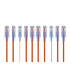 Monoprice Cat6A Ethernet Patch Cable - SlimRun, Snagless RJ45, 550MHz, UTP, Pure Bare Copper, 10G, 30AWG, 10-Pack, 2ft, Orange Monoprice Cat6A Ethernet Patch Cable - SlimRun, Snagless RJ45, 550MHz, UTP, Pure Bare Copper, 10G, 30AWG, 10-Pack, 2ft, Orange